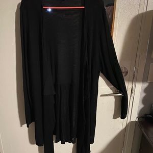 Black lightweight over sweater